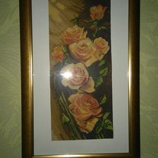 Работа «Розы в цвету»