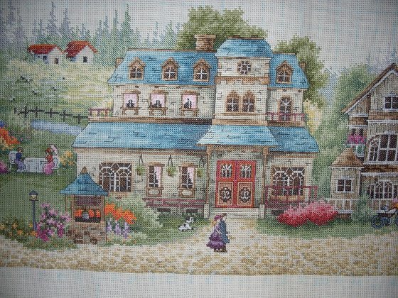 Работа «Зелёная деревенька 4»