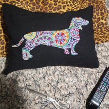 Работа «Подушка "Такса"»