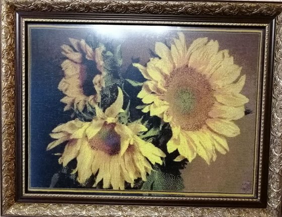 Работа «Подсолнухи»