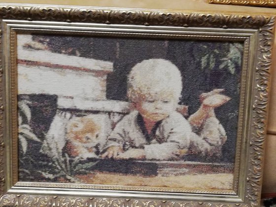 Работа «Мальчик-кот-жук»