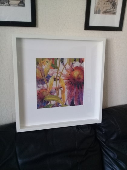 Работа «яркие цветы»