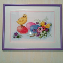 Работа «Яркие краски Пасхи»