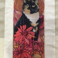 Работа «Пестрая кошка»