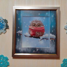 Работа «Сова "Зима".»