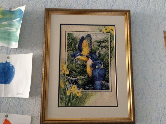 Работа «Лазурный кинфишер»