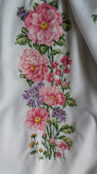 Работа «фрагмент блузки»