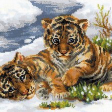 Работа «Тигрята в снегу»