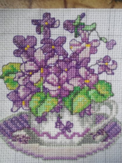 Работа «фиалки»