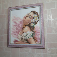 Работа «Дама с камелией.»