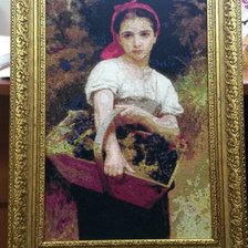 Работа «девочка с виноградом»