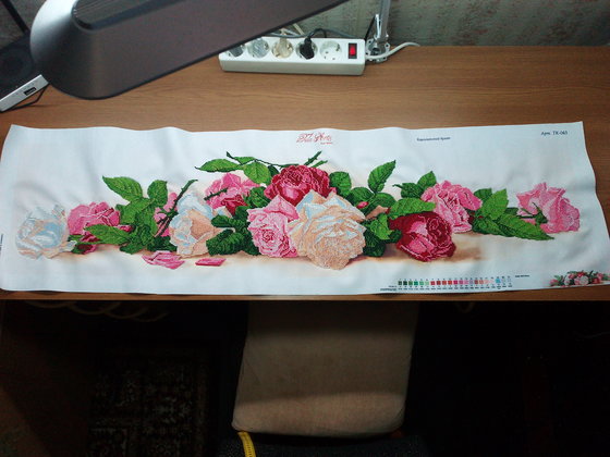 Работа «Корсиканский букет от "Тела Артис"Работа 100 на 25см.»