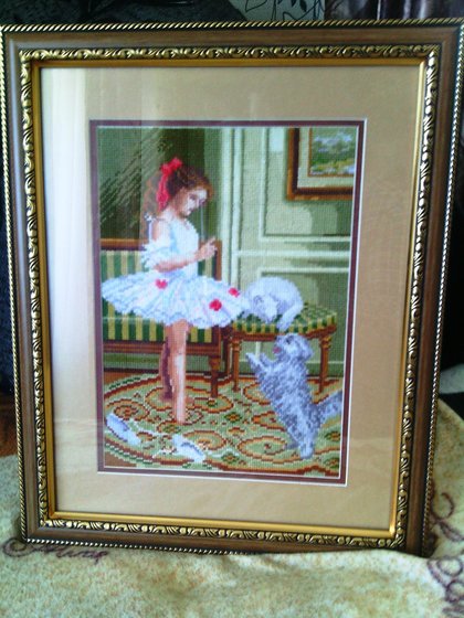 Работа «В балетном классе»