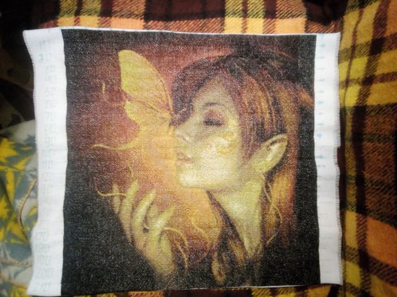 Работа «Эльф с бабочкой»