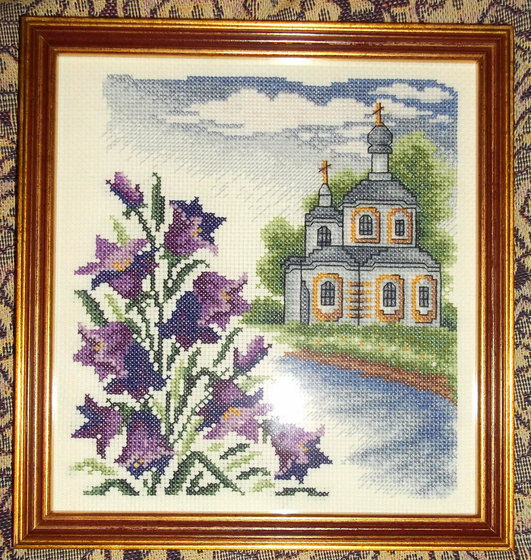 Работа «"Колокольчики" в рамке.»