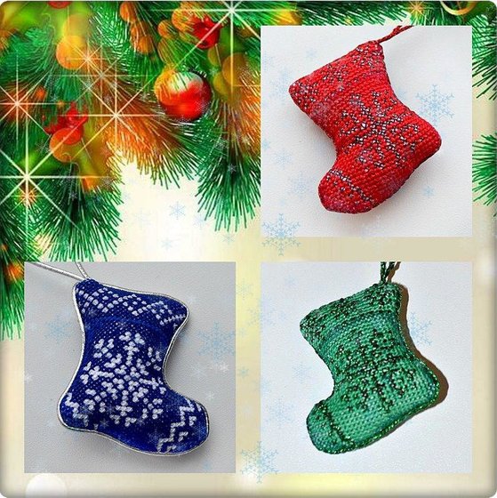 Работа «новогодние игрушки»