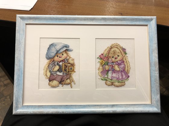 Работа «Зайки Ми оформленные»