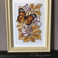Работа «Второй фрагмент «Бабочки на цветах»»