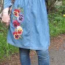 Работа «Анютины глазки»