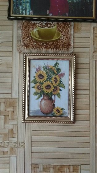 Работа «"Подсолнухи" моя первая работа»