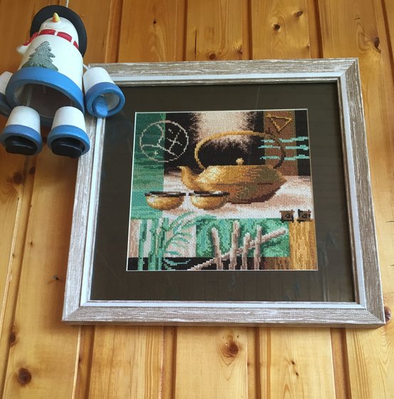 Работа «Чайная церемония. Триптих. Часть 3»