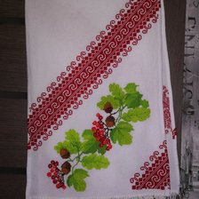 Работа «Рушник "Калина"»