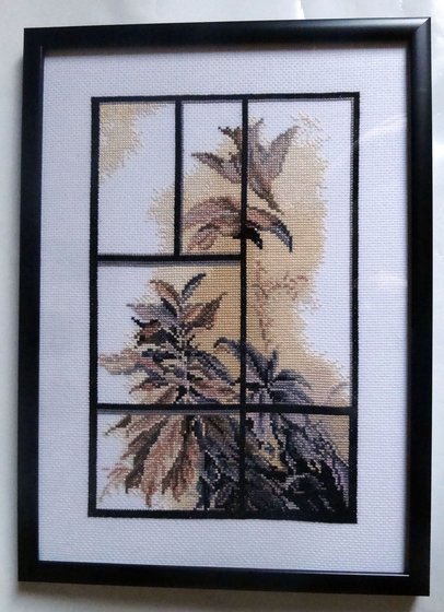 Работа «Витраж "Настроение осени"»