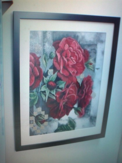 Работа «Rosas en negro.»