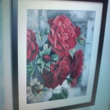 Работа «Rosas en negro.»