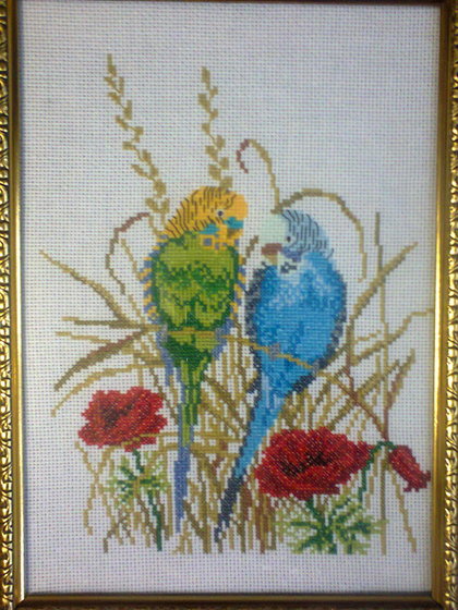 Работа «Попугайчики»