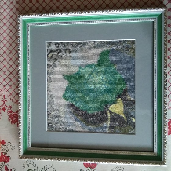 Работа «Зелёная роза»