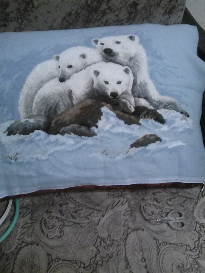 Работа «"Белые мишки" начало январь  2019 коней февраль 2019»