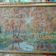 Работа «Золотая осень. Работа яркая, неудачная фотография»