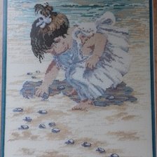 Работа «Девочка у моря»