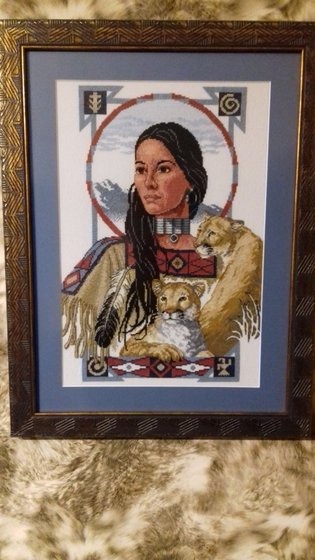 Работа «Индеанка»