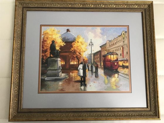 Работа «Осень в городе»