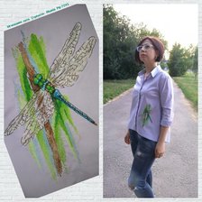 Работа «Мгновения лета. Стрекоза. Panna PS-7091.»