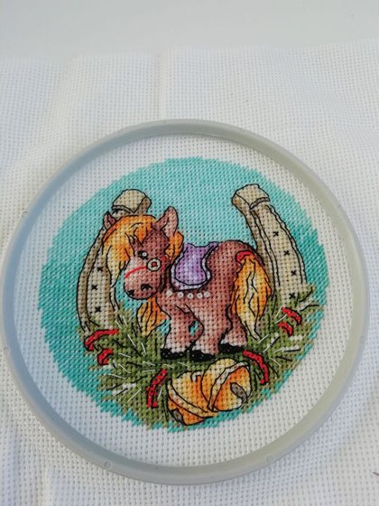 Работа «новогодняя лошадка»