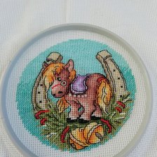 Работа «новогодняя лошадка»