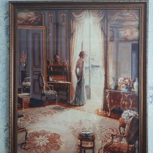 Работа «Девушка у окна.»