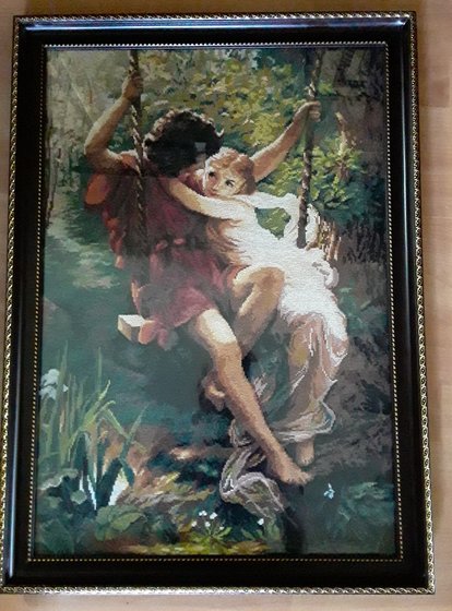 Работа «На качелях.»