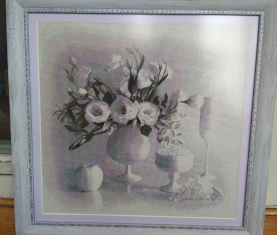 Работа «Белый натюрморт»