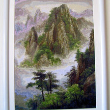 Работа «Гохуа, жанр «горы и воды» (шань-шуй)»