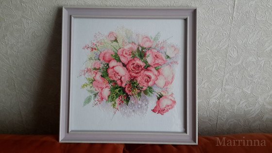 Работа «Акварельные розы.»
