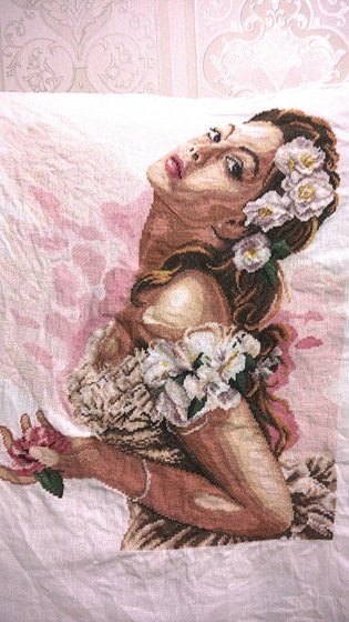 Работа «Дама с камелией»