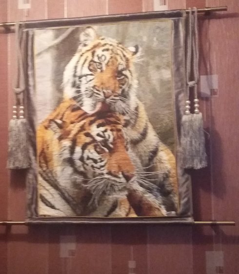 Работа «Тигриная нежность»