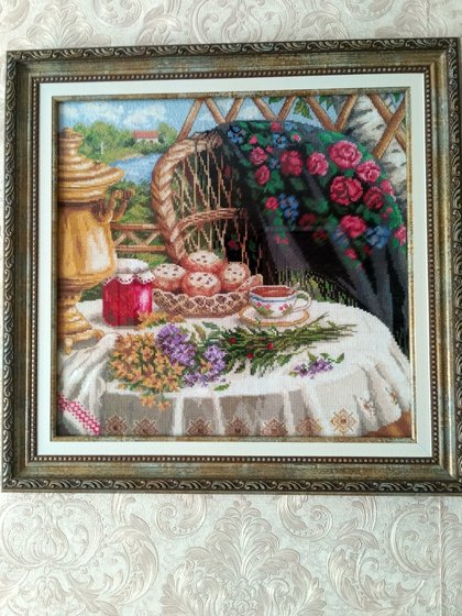 Работа «Летний натюрморт. PANNA»