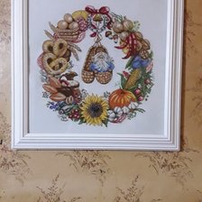 Работа «Венок изобилия в оформлении»