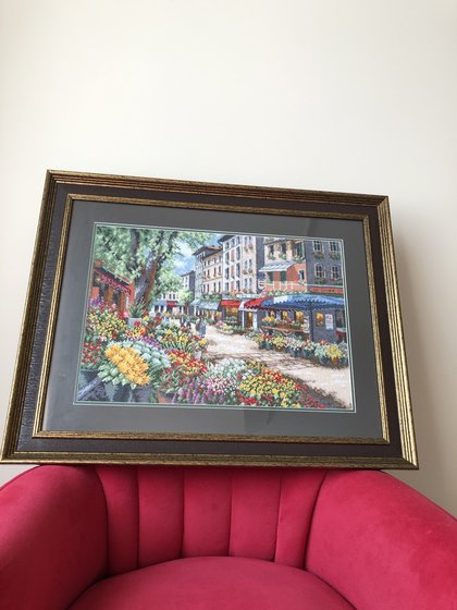 Работа «Парижский рынок»