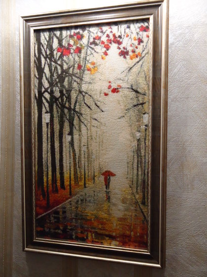 Работа «Осенний дождь»